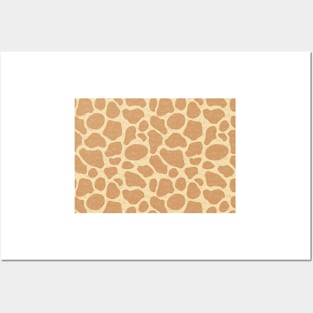 Giraffe Fur Pattern Posters and Art